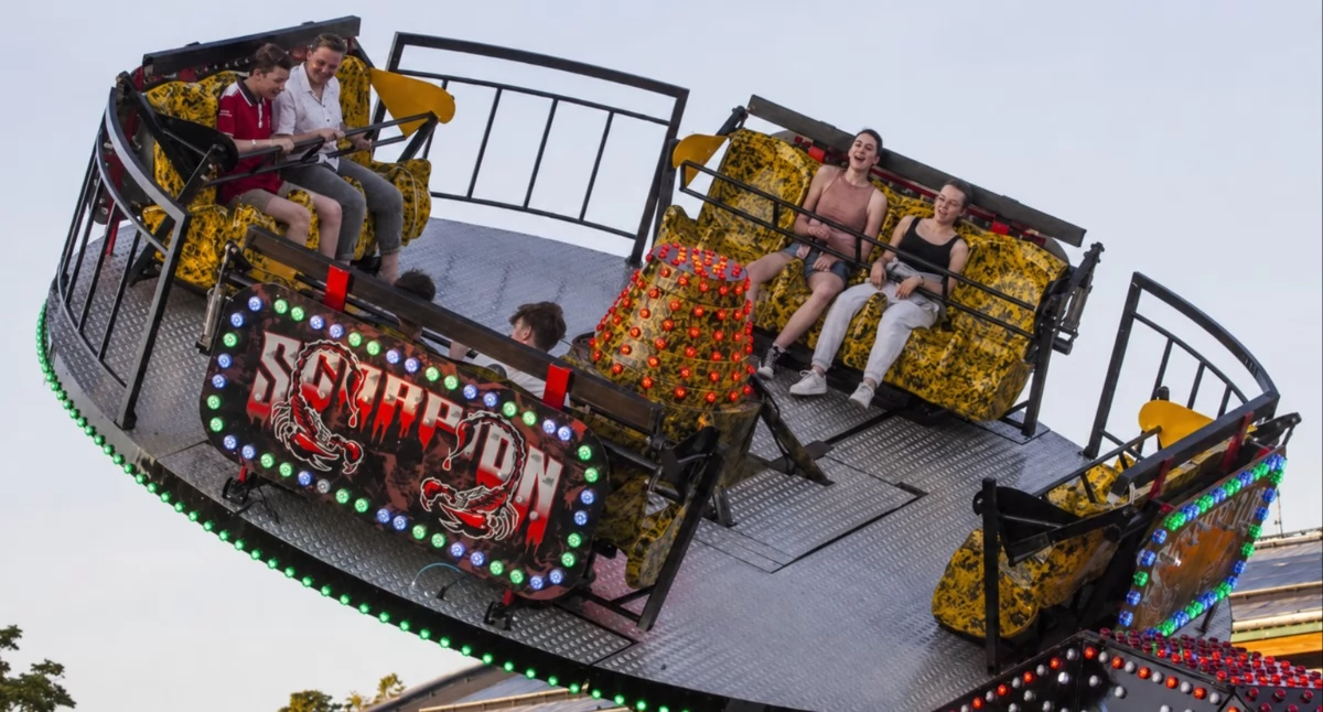 Szykuje się szalona jazda w Chojnicach. Lunapark Kellner rozstawi się przy ulicy Huberta Wagnera