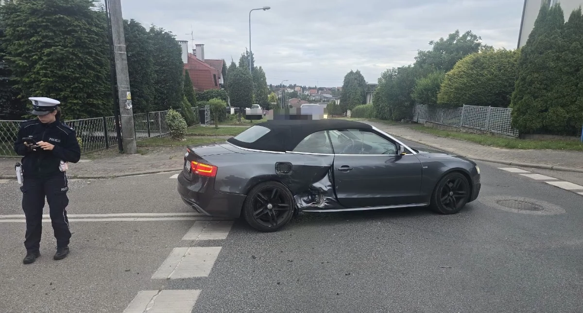 Kolizja w Chojnicach. 21-latka zderzyła się ze Skodą na skrzyżowaniu równorzędnym