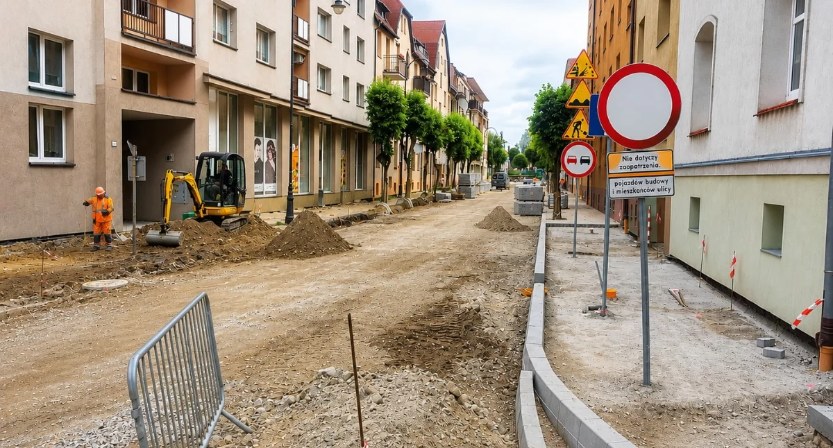 Przebudowa ulicy Drzymały wkracza w decydującą fazę