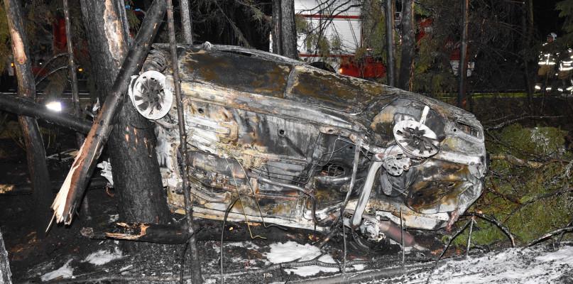 Wypadek na DW 212. Jedna ofiara śmiertelna