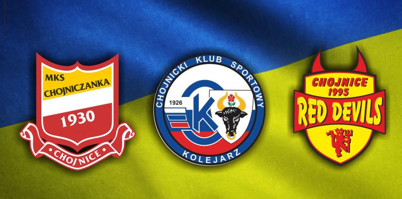 Chojniczanka, Red Devils i Kolejarz pomagają Ukraińcom