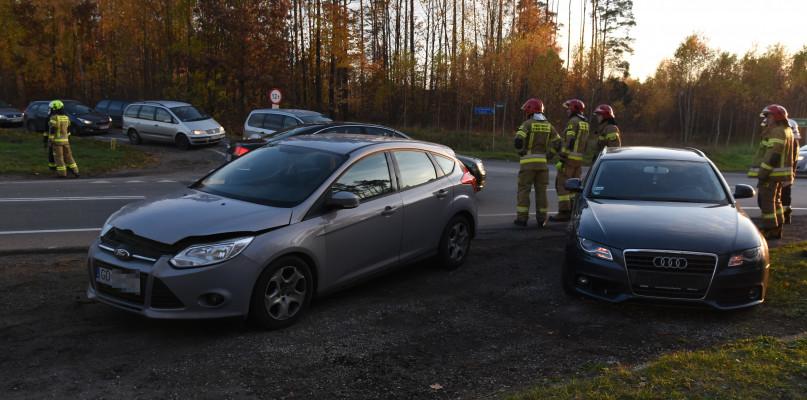 Kolizja trzech aut w Nowej Cerkwi (FOTO)