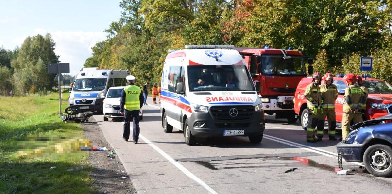 Śmiertelny wypadek na krzyżówce w Nowej Cerkwi (FOTO)