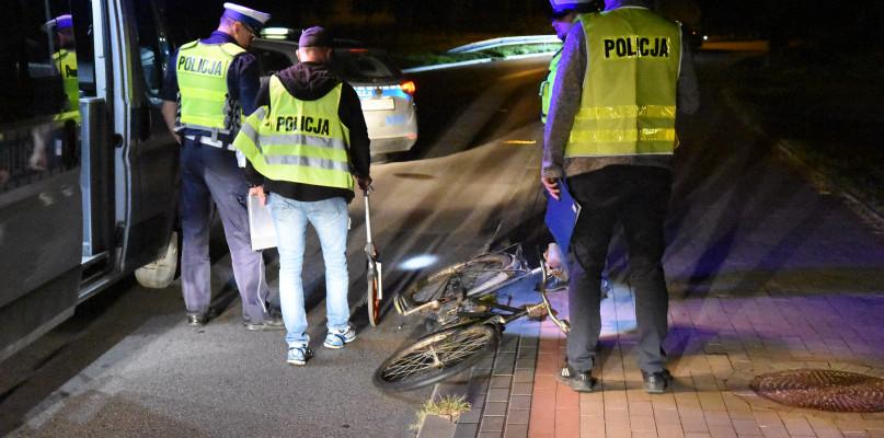 Rowerzysta poważnie ranny trafił do szpitala (FOTO)