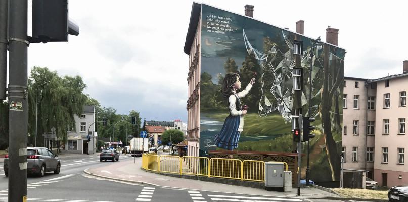 Pierwszy chojnicki mural już gotowy