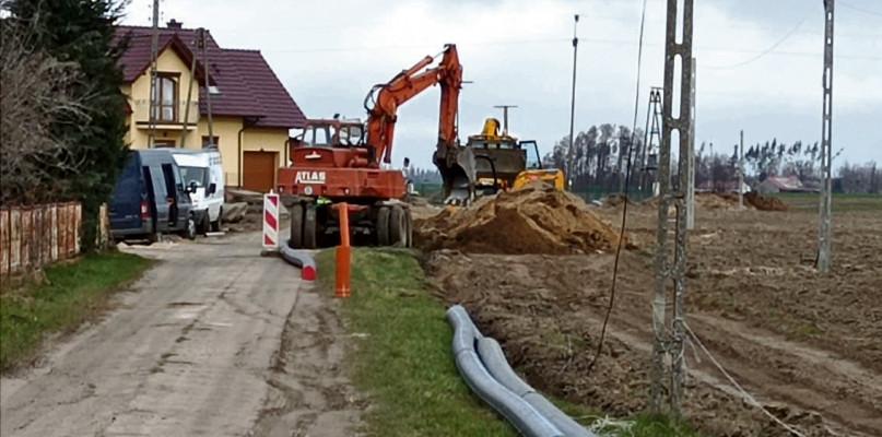 Ulica Polna w przebudowie