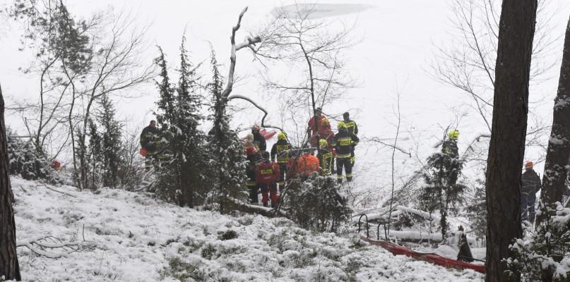 Strażacy szukali wędkarza pod lodem