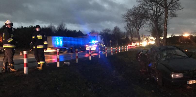 Młoda kobieta ranna w wypadku (FOTO)