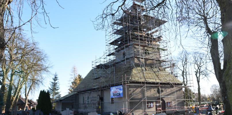 Trwa remont kościoła w Ogorzelinach