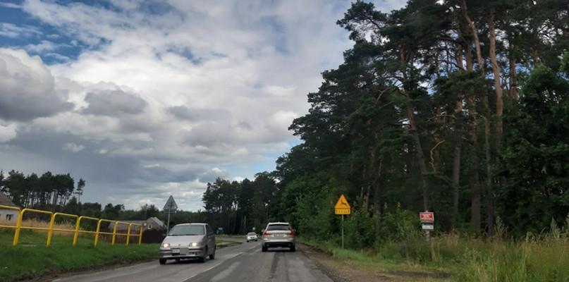 Naprawa trasy wojewódzkiej do Brus