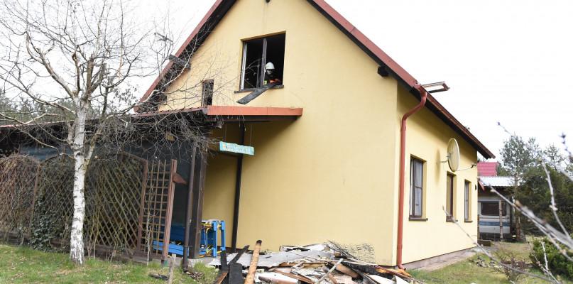 Pożar domu letniskowego w Skoszewie (FOTO)