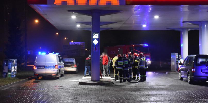 Wyciek gazu na stacji w Chojnicach (FOTO)