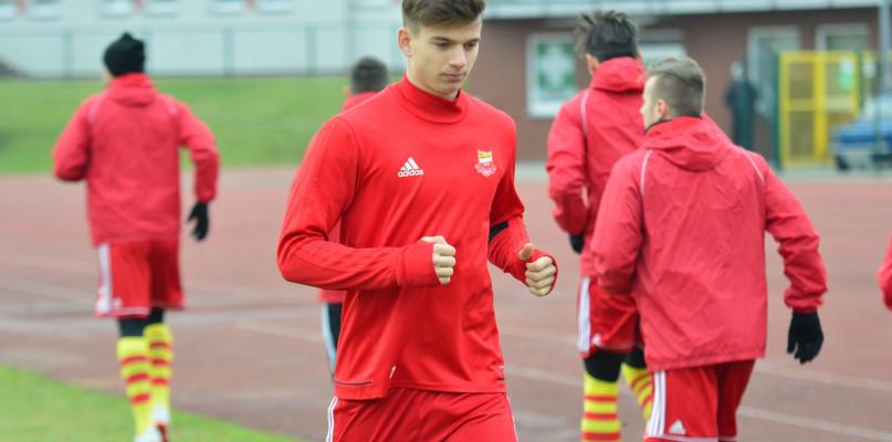 Emil Drozdowicz i Mateusz Żukowski poza Chojniczanką