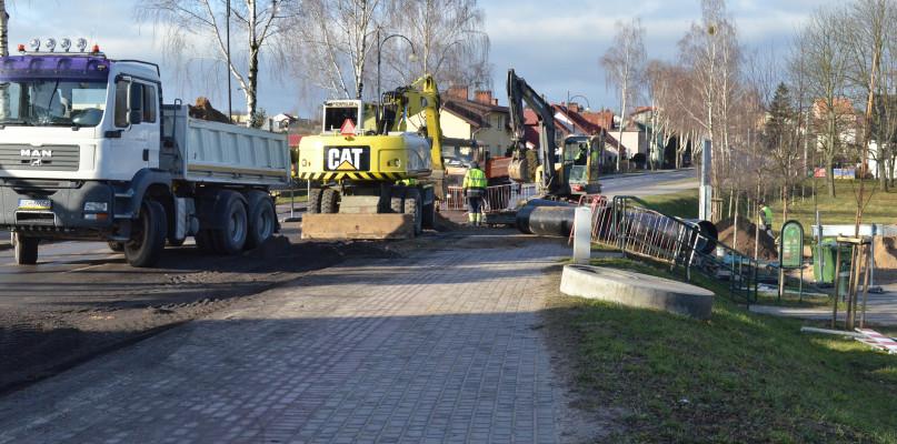Chojnice stoją w korku. Brzozowa zamknięta
