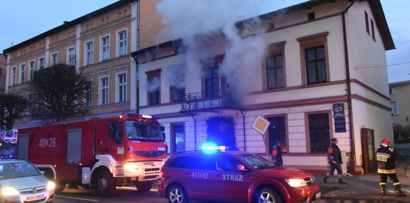 Pożar przy ulicy Piłsudskiego (FOTO)