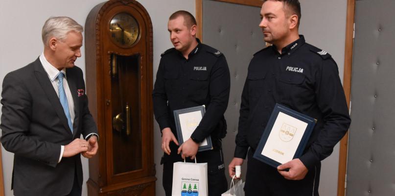 Burmistrz podziękował policjantom