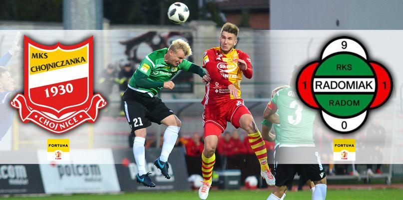 Fortuna I liga. Chojniczanka - Radomiak Radom (RELACJA LIVE)
