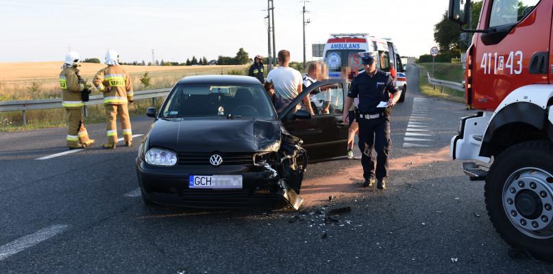 Zderzenie motocykla i osobówki w Nieżychowicach (FOTO)