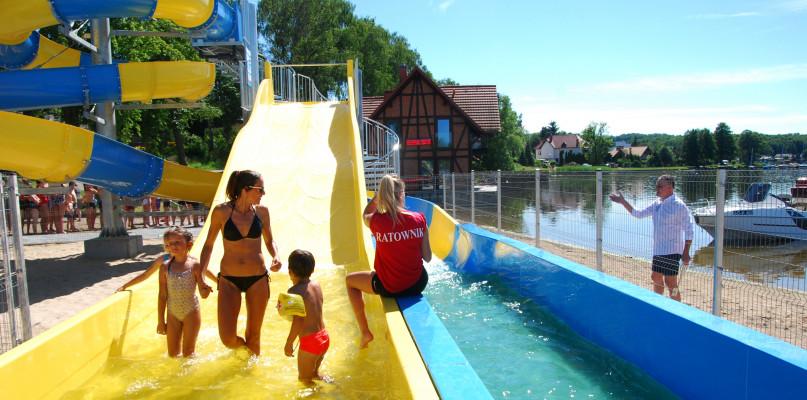 Otwarcie zjeżdżalni w Charzykowach (FOTO)
