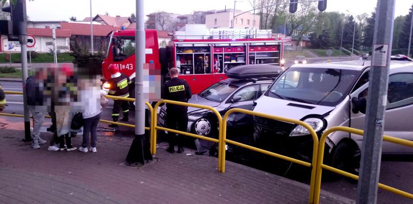 Wypadek w Chojnicach. Na ulicy Gdańskiej zderzyły się dwa auta