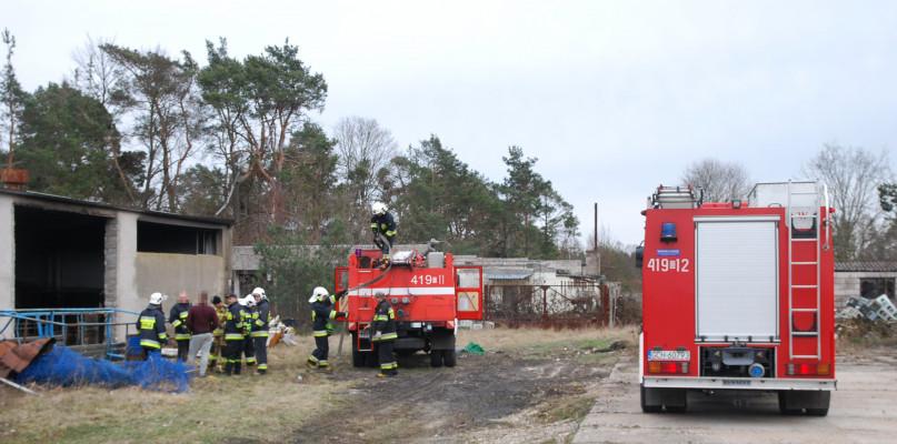 Pożar w centrum Rytla
