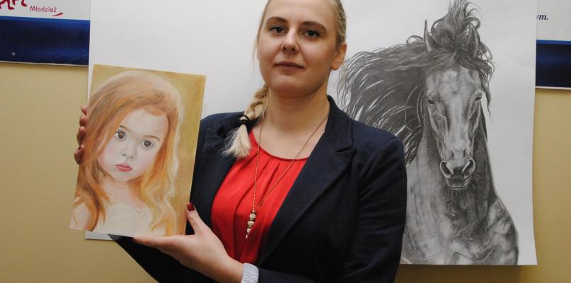 Twarze narysowane przez Aleksandrę Świerczek