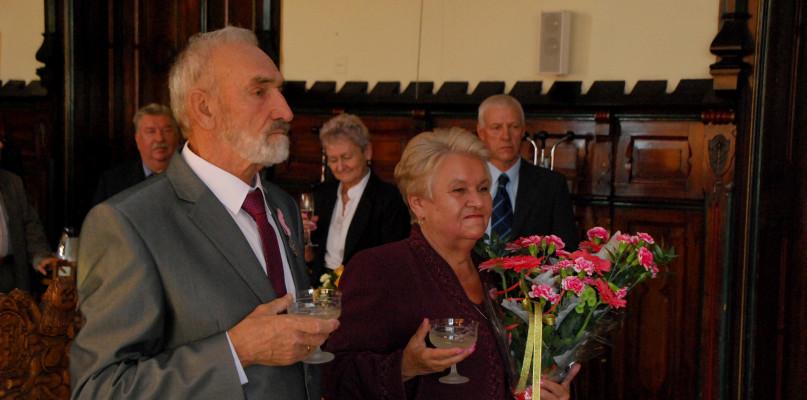 Radna z mężem obchodziła złote gody