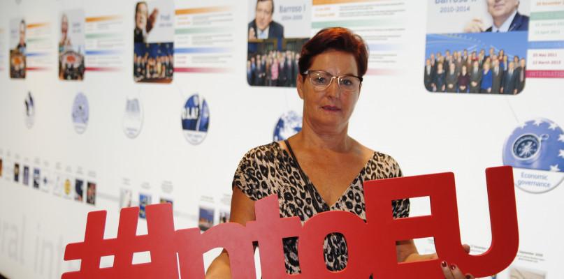 Urszula Stelmaszczyk w Brukseli