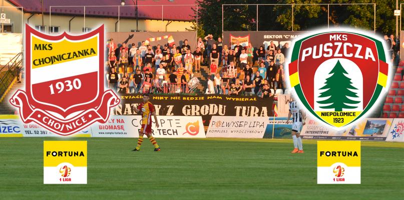 Fortuna I liga. Chojniczanka - Puszcza Niepołomice (RELACJA LIVE)