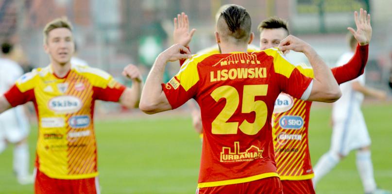 Chojniczanka zwycięska! Złoty gol Lisowskiego (GALERIA)