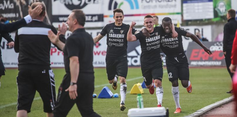 Chojniczanka gra z Zagłębiem Sosnowiec. Zobacz zdjęcia z I połowy