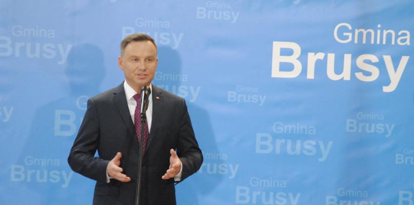 Prezydent Duda w Brusach (GALERIA)