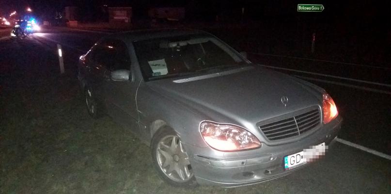 Potrącenie rowerzystki na drodze krajowej w Łęgu