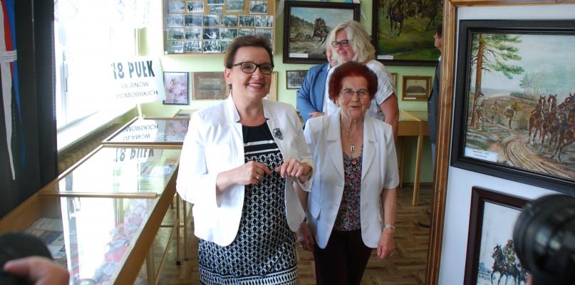 Wizyta minister edukacji w Zespole Szkół w Nowej Cerkwi