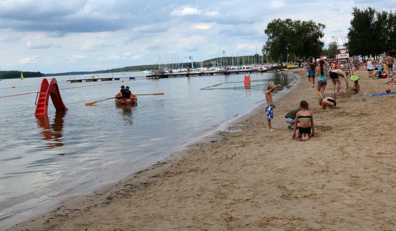 Plaża w Charzykowach zamknięta do odwołania