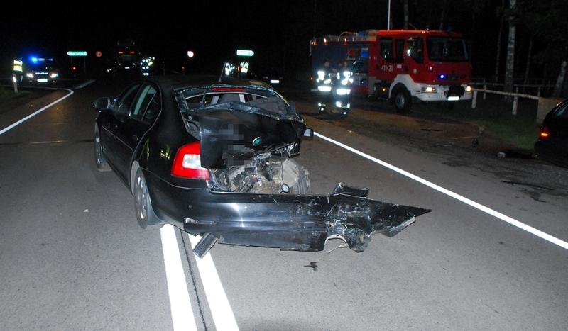 Wypadek na skrzyżowaniu w Krojantach (FOTO)