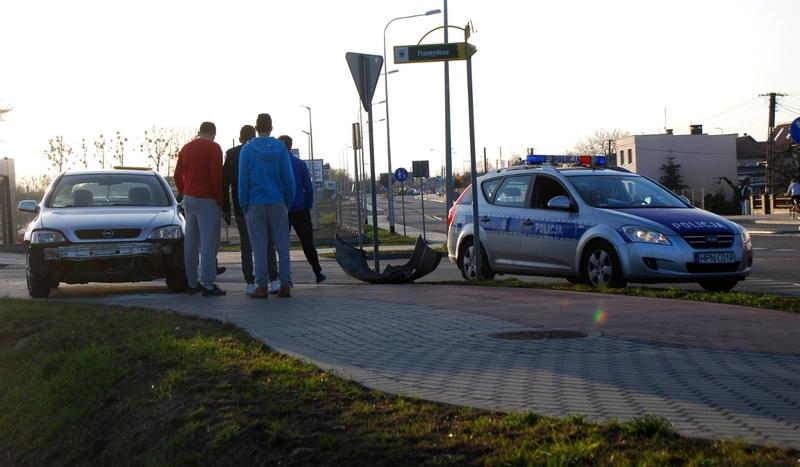 Kolizja na Tucholskiej w Chojnicach (FOTO)