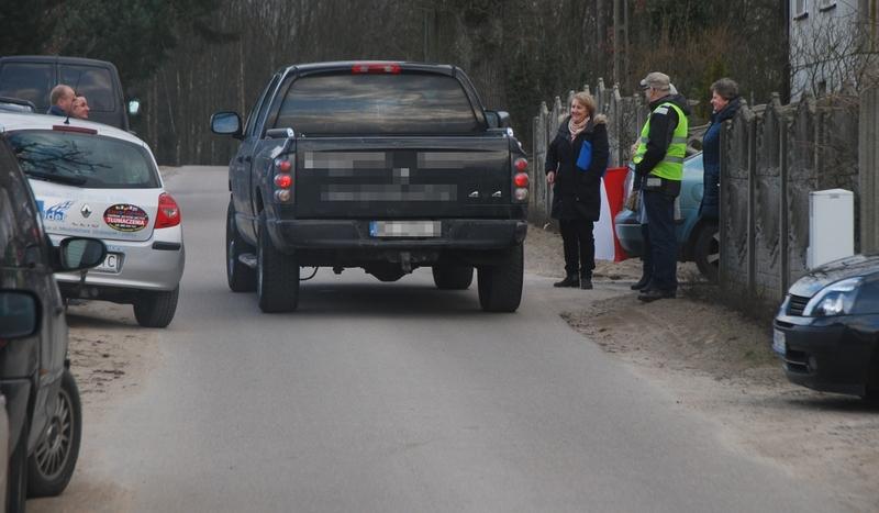 Nietypowy protest mieszkańców Klawkowa (FOTO)