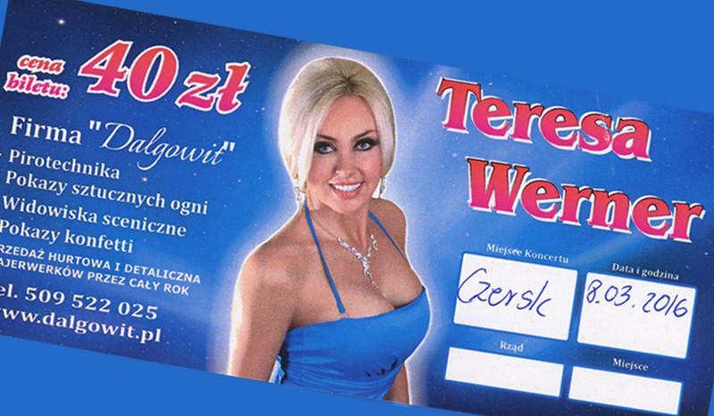 Wygraj bilety na Teresę Werner