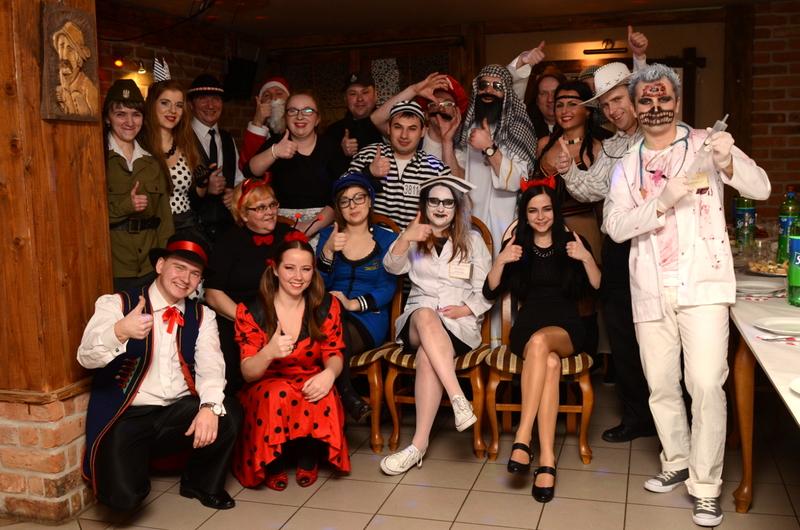 Bawili się na balu karnawałowym