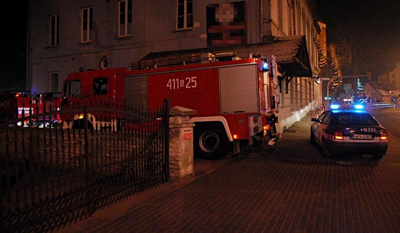 Pożar w centrum Czerska (FOTO)