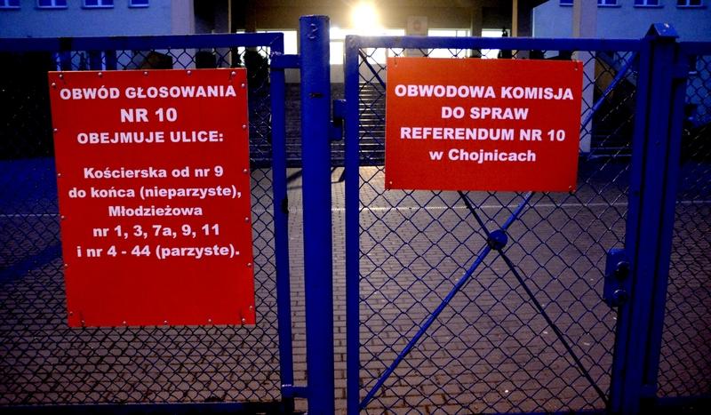 Nieoficjalnie frekwencja 23 procent. Referendum w sprawie likwidacji Straży Miejsk