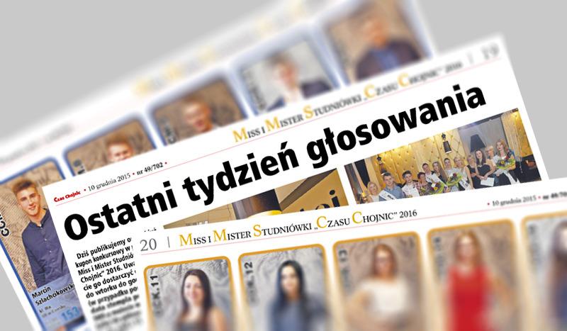 Głosowanie na Miss i Mistera Studniówki tylko do wtorku (GALERIA)