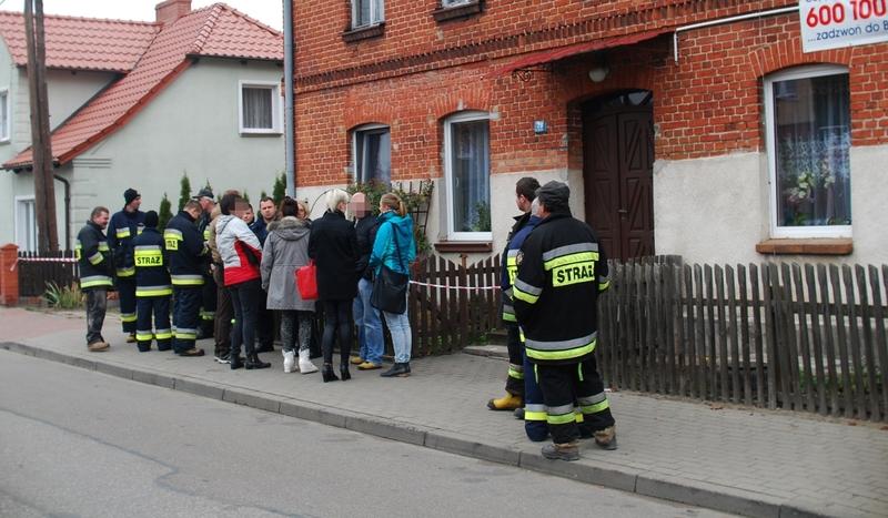 Ewakuacja budynku w Łęgu(FOTO, AKTUALIZACJA)