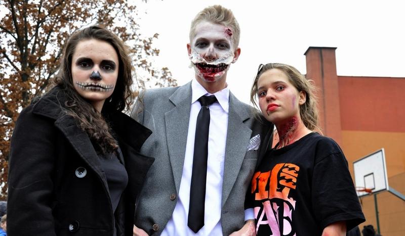 Halloweenowe otrzęsiny w chojnickim technikum (GALERIA)