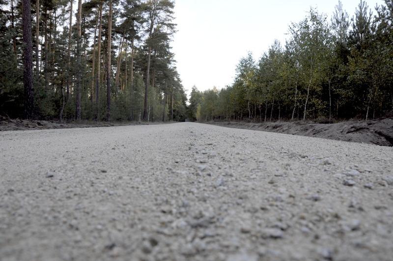 Wyrównali drogi do Łukowa
