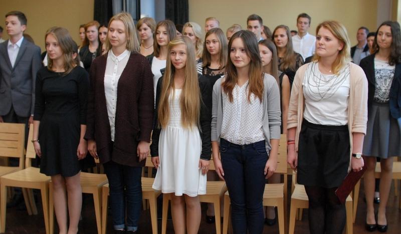 Ślubowanie w Technikum im. Stefana Bieszka (GALERIA)