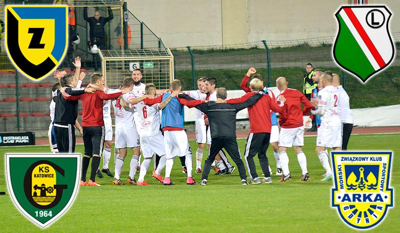 Zawisza Bydgoszcz, GKS Katowice, Legia Warszawa i Arka Gdynia zagrają w październi