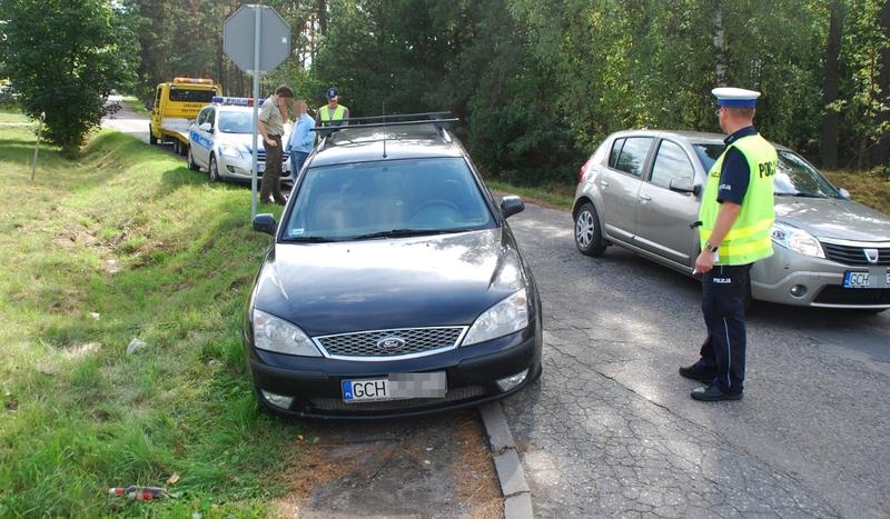 Kolizja na drodze do Brus (FOTO)
