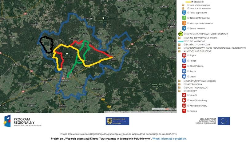 Interaktywna mapa Kaszubskiej Marszruty
